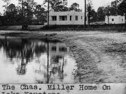 A view of the Chas. Miller home from Lake Keystone shore line