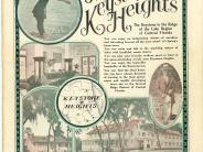 Brochure for Keystone Heights tourism advertising Geneva Lake, Keystone Inn & local homes
