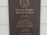 Keystone Heights Historic Pavilion Plaque