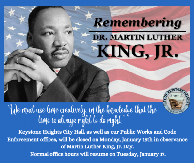 Martin Luther King, Jr. Closure Flyer