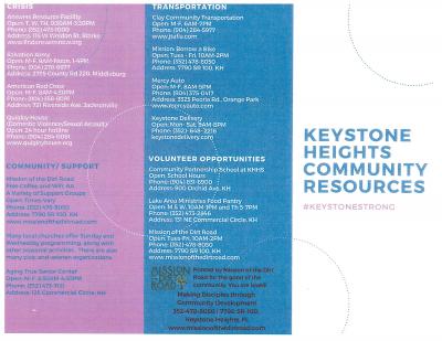 Keystone Heights Community Resources
